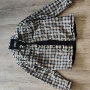 Plaid Fleece Shirt Jacket (shacket)